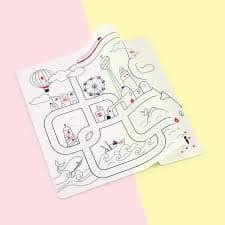 SUPER PETIT - Set de Table Ă Colorier " City Aventure" pour Enfants