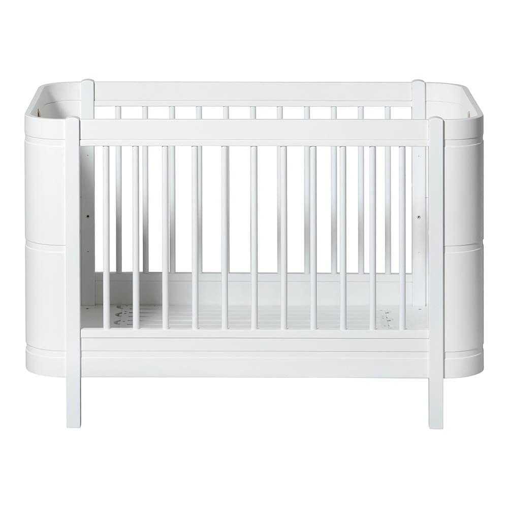 Oliver Furniture - Lit Bébé évolutif Mini+ 68x122/162 cm - Blanc