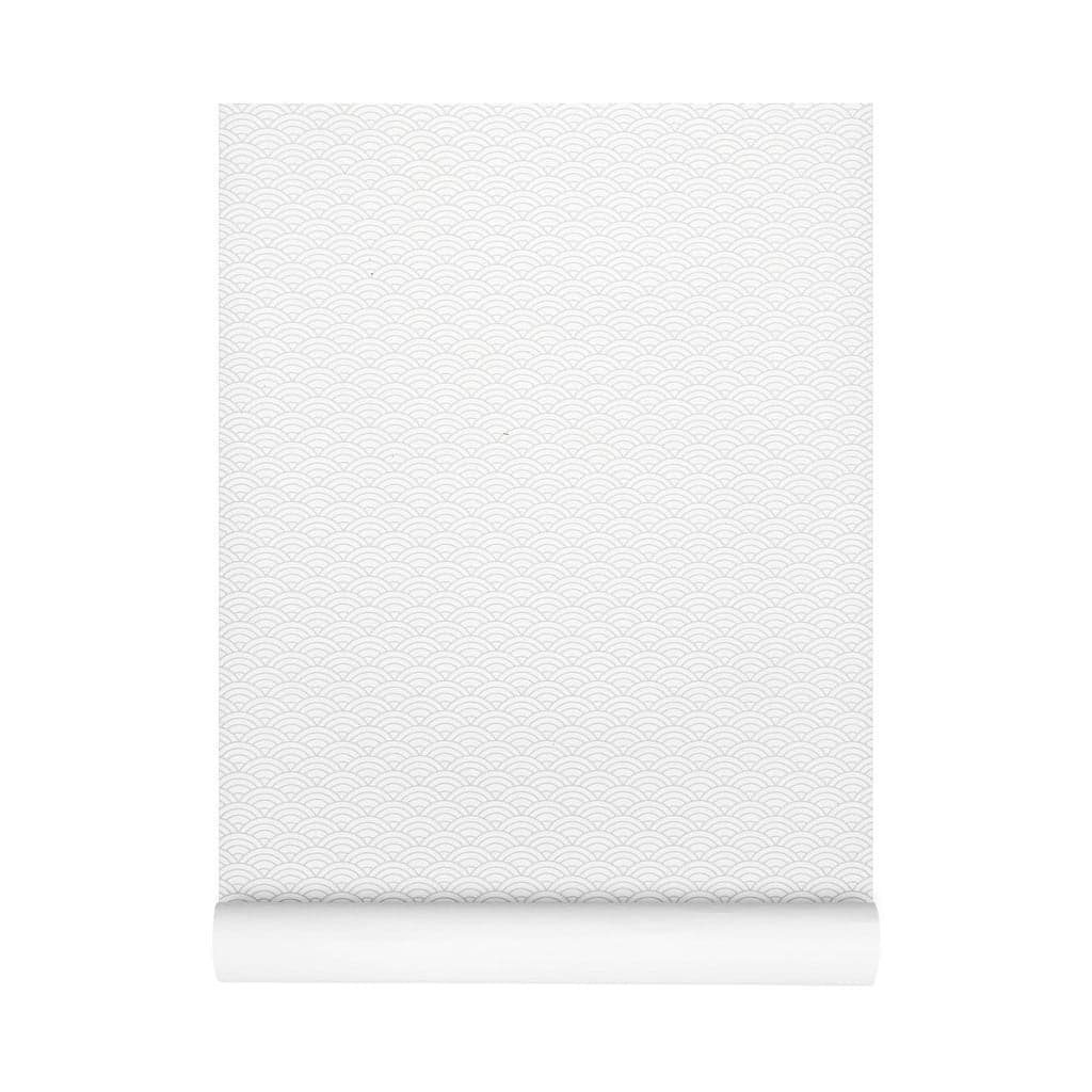 CAM CAM COPENHAGEN - Papier peint - Vagues Gris