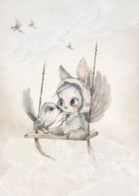 MRS. MIGHETTO - Affiche "Mini Bird Master" 50x70 cm