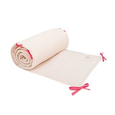 JACK N'A QU'UN OEIL - Tour de lit CENTAURE - Nid d'abeille - Peach