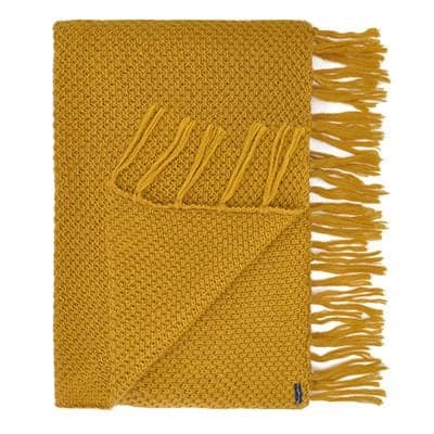 JACK N'A QU'UN OEIL - Plaid Mohair CANOPEE - Safran