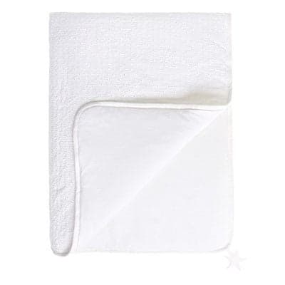 JACK N'A QU'UN OEIL - Plaid Broderie anglaise LICORNE - Marshmallow