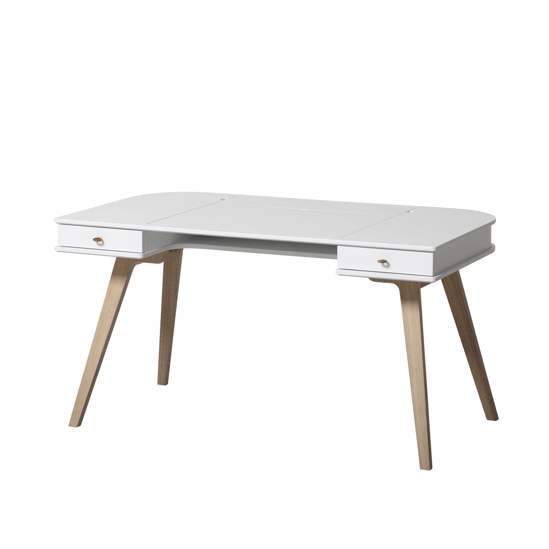 Oliver Furniture - Bureau évolutif Wood 72,6 cm - Blanc/Chêne