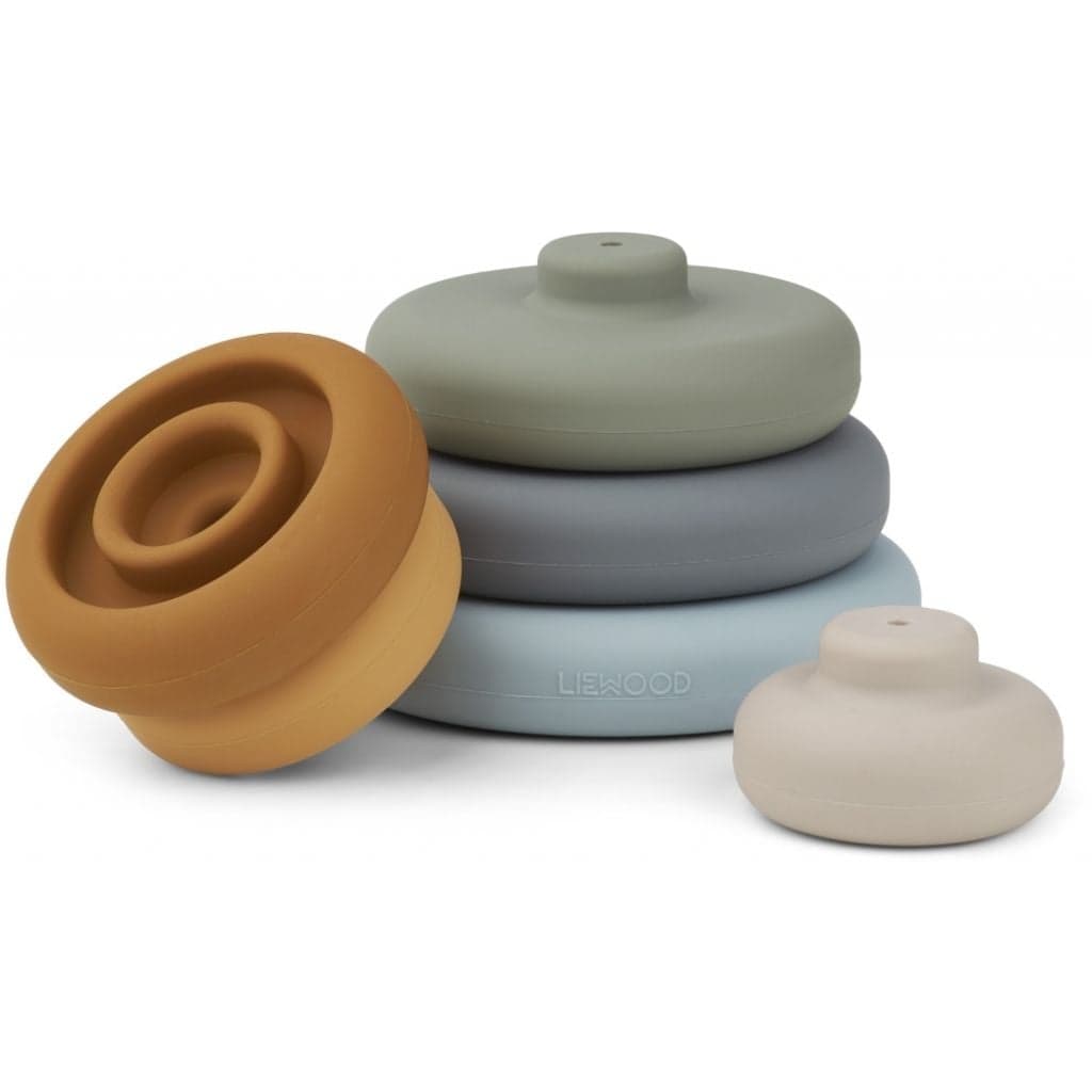 Liewood - Jouet Ă empiler Dag - Bleu mix