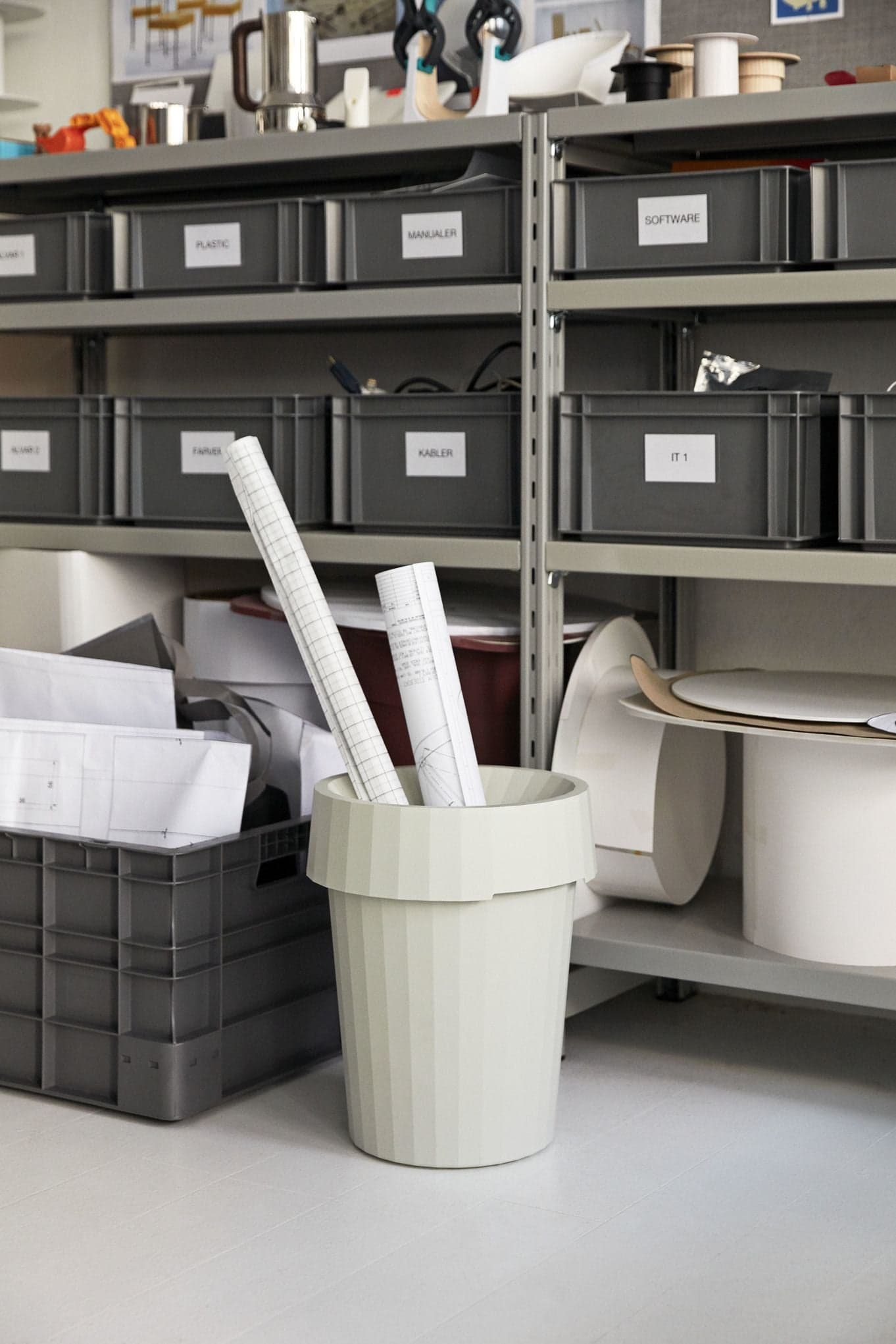 HAY - Poubelle de bureau Design - Shade bin - 2 couleurs