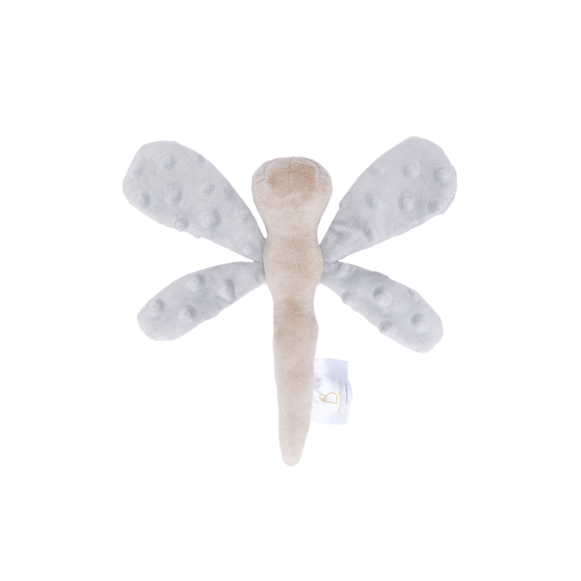 Elva Senses - Hochet doudou d'Éveil Digby la libellule - Beige bleu glacé