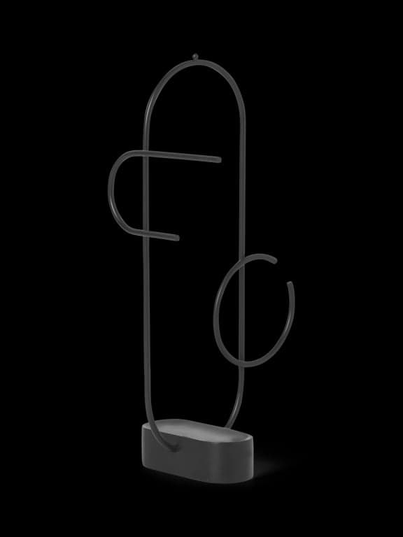 FERM LIVING - Porte-bijoux Obu - Métal & marbre