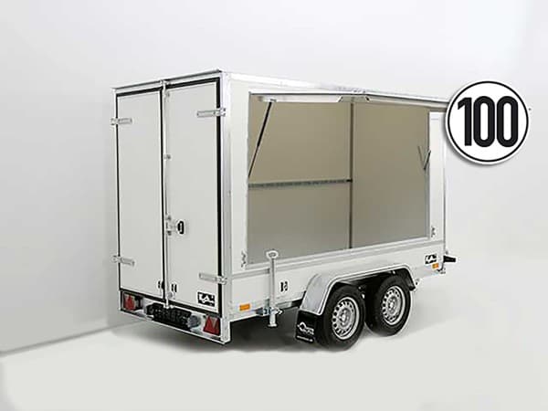 Blyss KofferanhÀnger 146x304cm Höhe:180cm 2,0t|Verkaufsklappe | PKW AnhÀnger