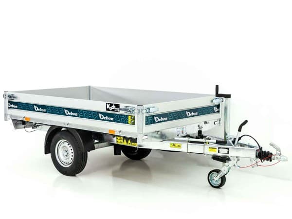 Debon Heckkipper DK 150x250cm 1,3t|Hand-Pumpe|Aktion | PKW Anhänger
