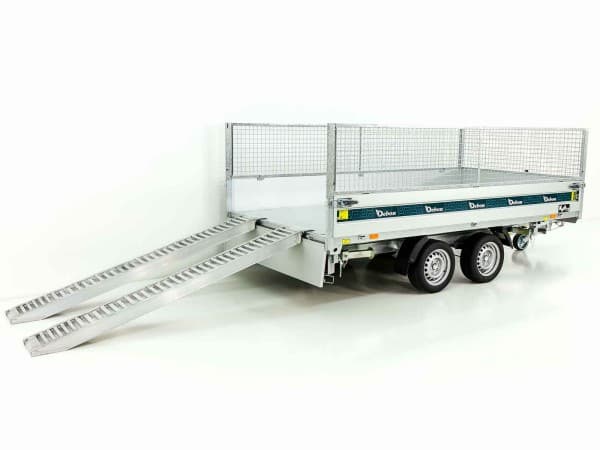 Debon Dreiseitenkipper DDK 180x360 3,5t|E-Pumpe|Rampen|Stützen|Gitter|Aktion | PKW Anhänger