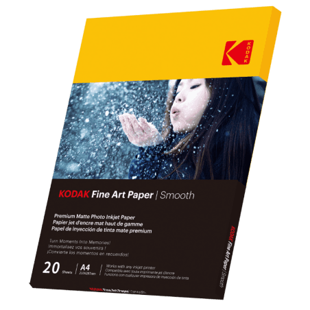 Papier Fine Art Kodak Paper Smooth 230gsm A4 - 20 feuilles