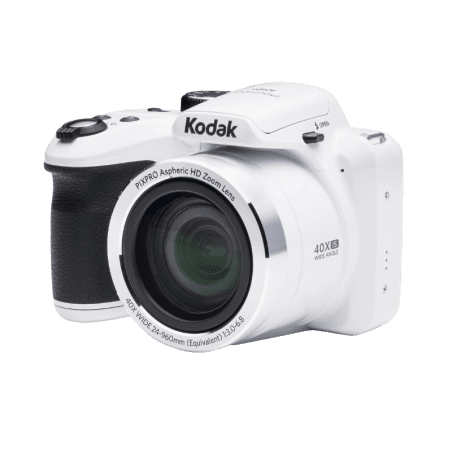 Appareil Photo Bridge Kodak PixPro AZ401 - Zoom Optique 40X Blanc