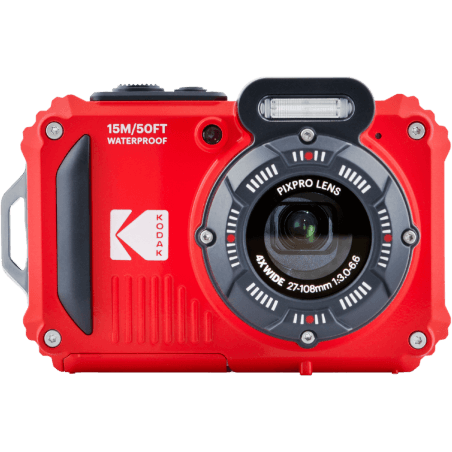 Appareil photo compact Kodak PixPro WPZ2 - Étanche 15m Rouge