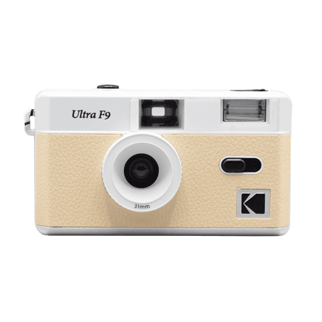 Appareil Photo Argentique Reconditionné Ultra F9 Flash intégré Beige