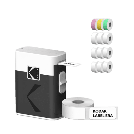 Pack Imprimante Thermique Kodak M50 + 13 Rouleaux – Impression Étiquettes - Bluetooth Blanc