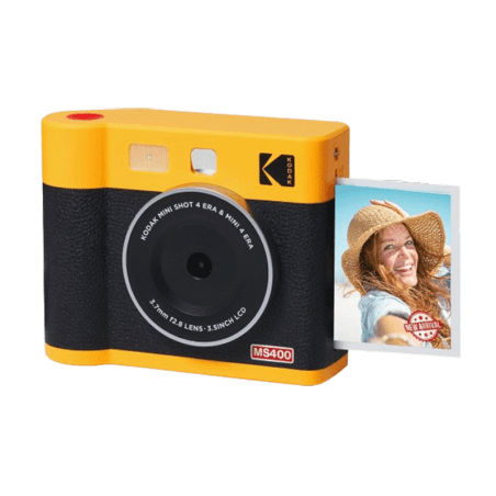 Appareil Photo Instantané Grand Format Kodak Mini Shot 4 ERA MS400 Jaune