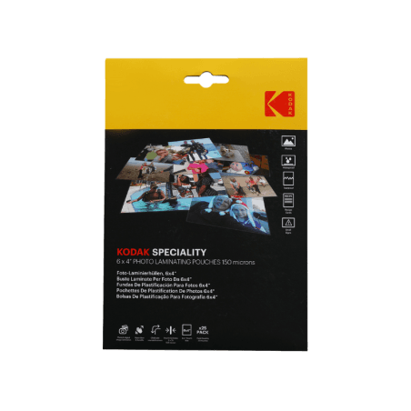 Pochette de Plastification pour Photo - Pack de 25 - Format 6x4" - 150 mcn