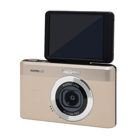 Appareil Photo Numérique Compact Kodak C1 - Photo 13MP - Zoom Numérique X4 - Écran orientable Beige