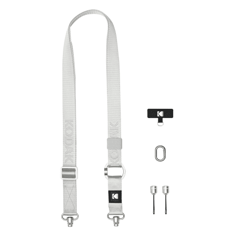 Sangles pour Appareil Photo KODAK – Compatibles Hybrides, Compact et Téléphone Gris