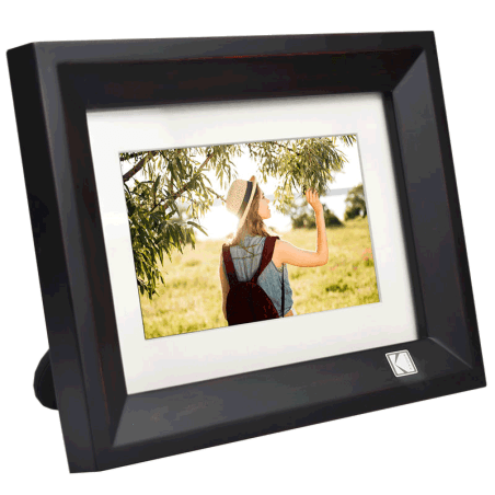 Cadre photo numérique Kodak RDPF-700W - Fonction Horloge Noir