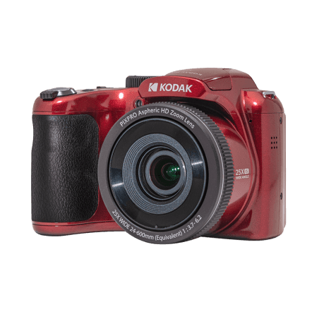 Appareil photo bridge Kodak PixPro AZ255 - Zoom Optique 25X Rouge