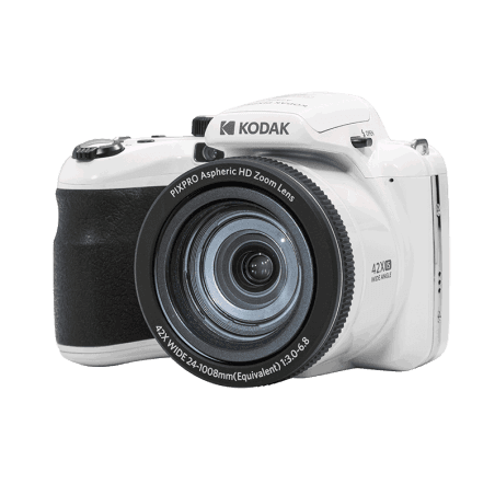 Appareil photo bridge Kodak PixPro AZ425 - Zoom Optique 42X Blanc