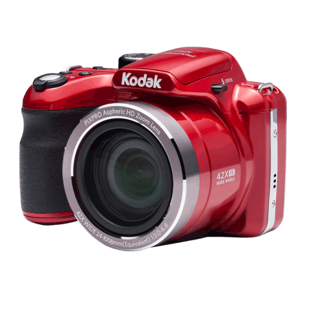 Appareil photo bridge reconditionné Kodak PixPro AZ421 - Zoom Optique 42X Rouge