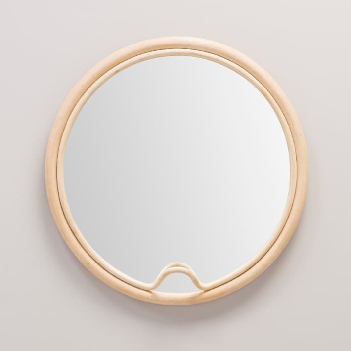Miroir en rotin Lasso