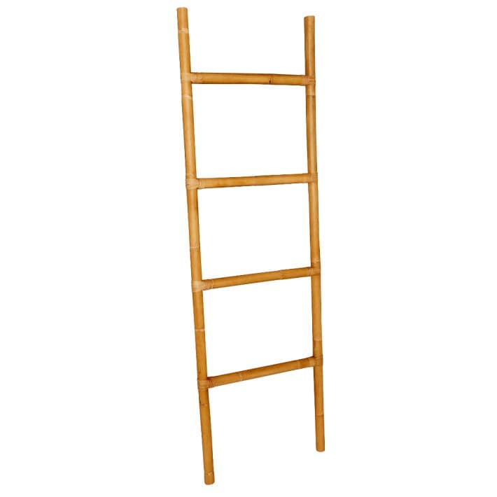 Porte serviette échelle Gilles en rotin naturel