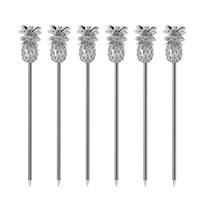 Pic Ă Cocktail Ananas (Finition: Argent)