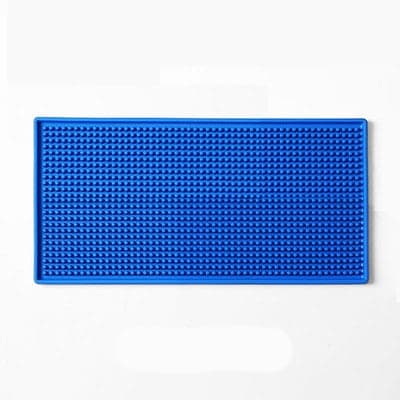 Tapis de Bar en Caoutchouc 15X30 (Couleur: Bleu)