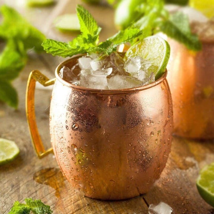 Verre Moscow Mule Lisse (Pack: 4 Verres)