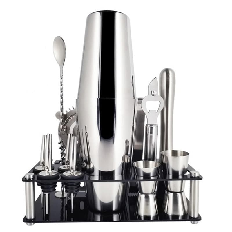 Kit Ă Cocktail Boston Shaker en Argent