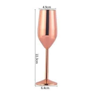 Verre à Champagne Original (Modèle: Rose Gold)