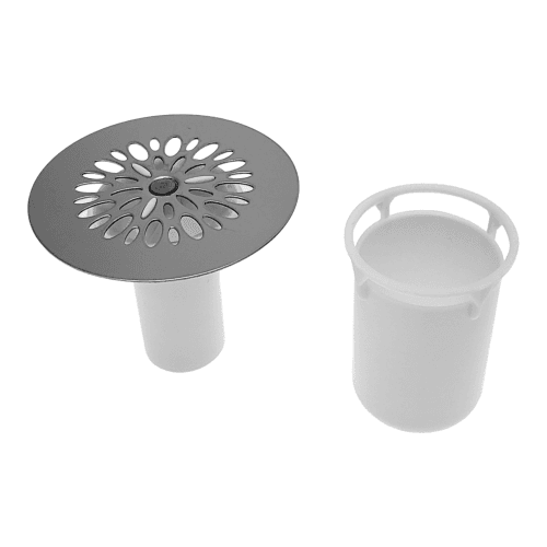 Nicoll 0411242 D580-grille inox + tube plongeur + culot pour 580 - 584 - 600.