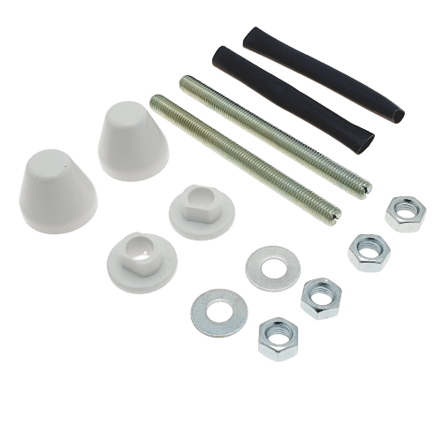 Roca Av0024400r Kit De Fixation Cuvette (tiges Filetees + Ecrous + Rondelles + Caches) Profix/n-fix