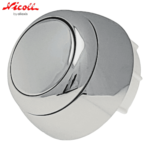 Nicoll 0709162 - Bouton de commande simple touche pour mécanisme de chasse.