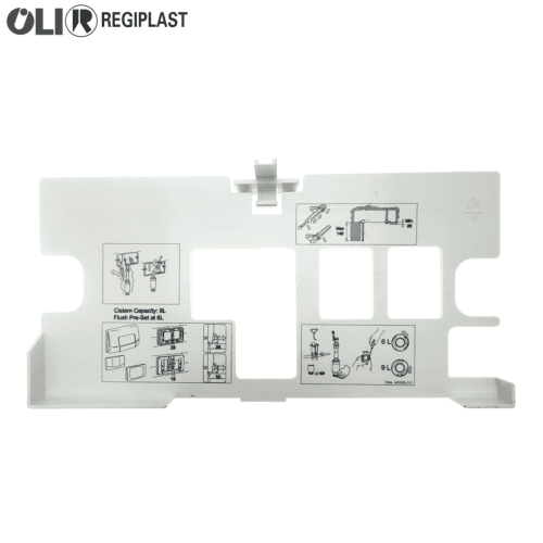 Regiplast 620005 Plaque De Propreté Pour Réservoir Eurofutura 600 - 620.