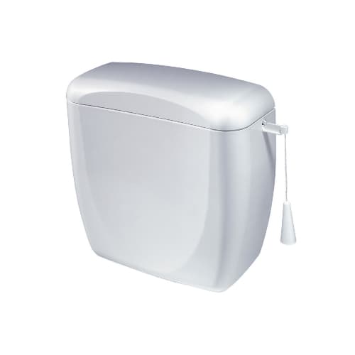 Siamp 31 0806 18 Réservoir de chasse haut simple volume Primo 08 Blanc.