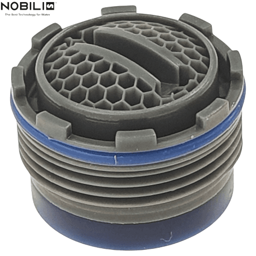 Nobili Raek222/23x1 - 1 Aérateur En Plastique Neoperl Caché - M18,5x1 Tj Classe B.