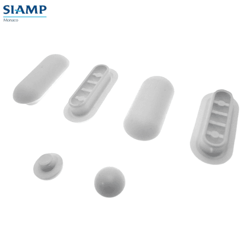 Siamp 95 9003 07 Set 4 Amortisseurs pour Abattants Principauté, Estérel, Vence et Azur Premium.