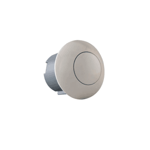 Regiplast 171b Poussoir Pneumatique Simple Debit A Encastrer Blanche