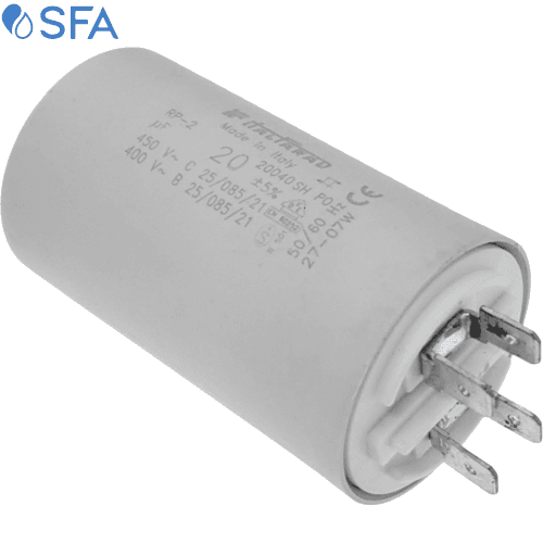 Sfa Co100155 Condensateur 20uf Ă cosses.