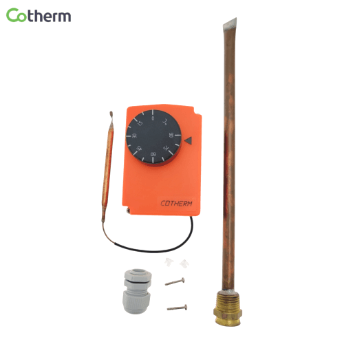 Cotherm Thph3003 Aquastat plongeur 0/90°c 270mm inverseur.