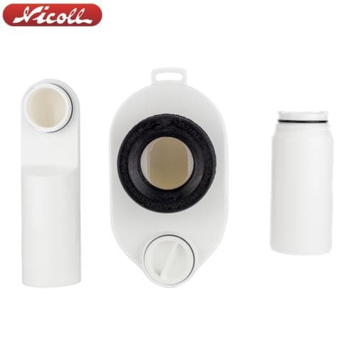 Nicoll 0202131 Cu27 - Siphon urinoir encastré.