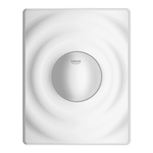 Grohe 38574sh0 Plaque de commande Surf simple touche, Blanc Alpin.