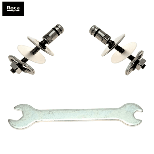 Roca Ai0022600r Inspira/meridian/the Gap - Kit De Fixations Chromé Pour Abattant Wc.