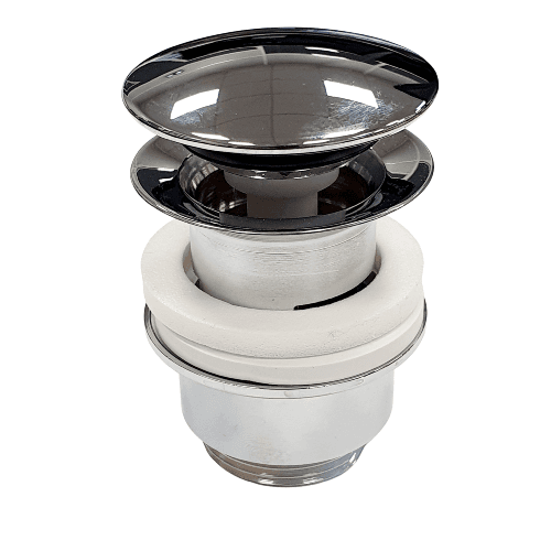 Nobili Rpi110/10cr Bonde de vasque push 1" 1/4, Chromé.