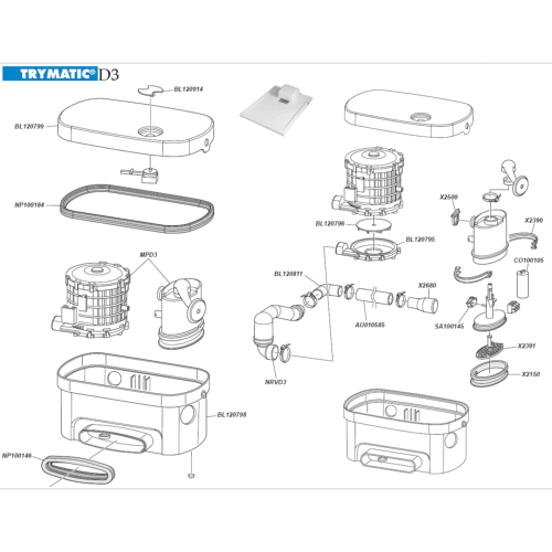 Sfa Np100146 Joint De Bonde Bac D7